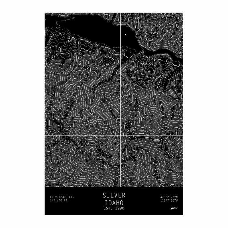 Silver, Idaho - Muir Way - TOPO Series