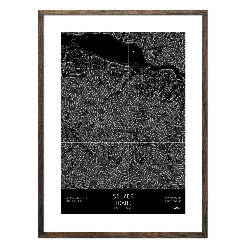 Silver, Idaho - Muir Way - TOPO Series
