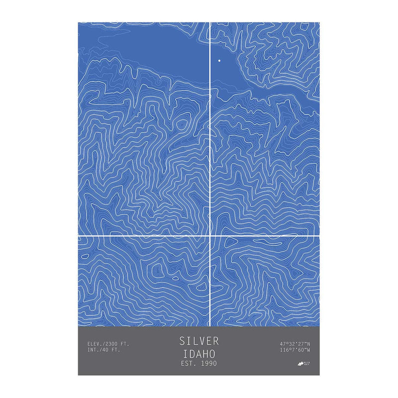 Silver, Idaho - Muir Way - TOPO Series