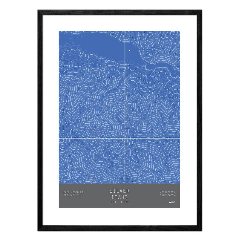 Silver, Idaho - Muir Way - TOPO Series