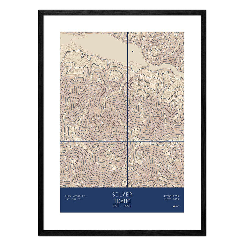 Silver, Idaho - Muir Way - TOPO Series