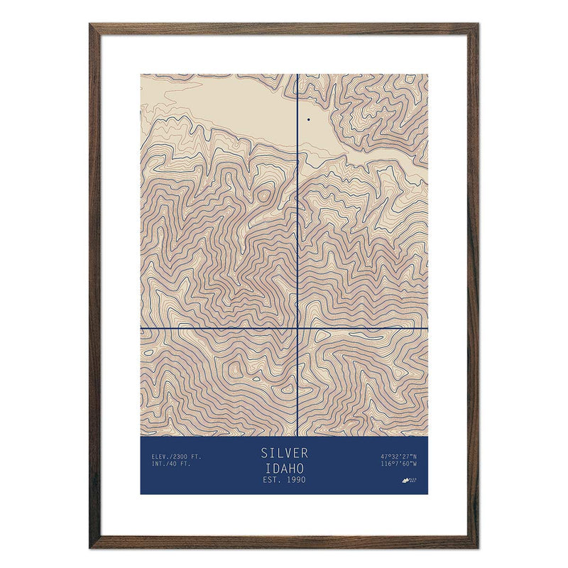 Silver, Idaho - Muir Way - TOPO Series