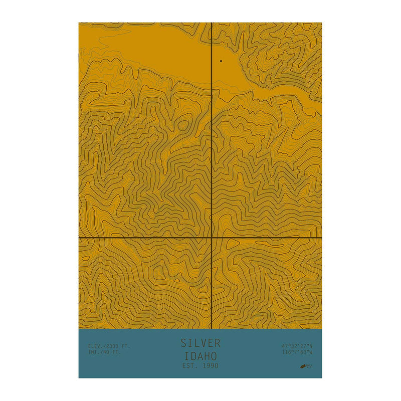 Silver, Idaho - Muir Way - TOPO Series