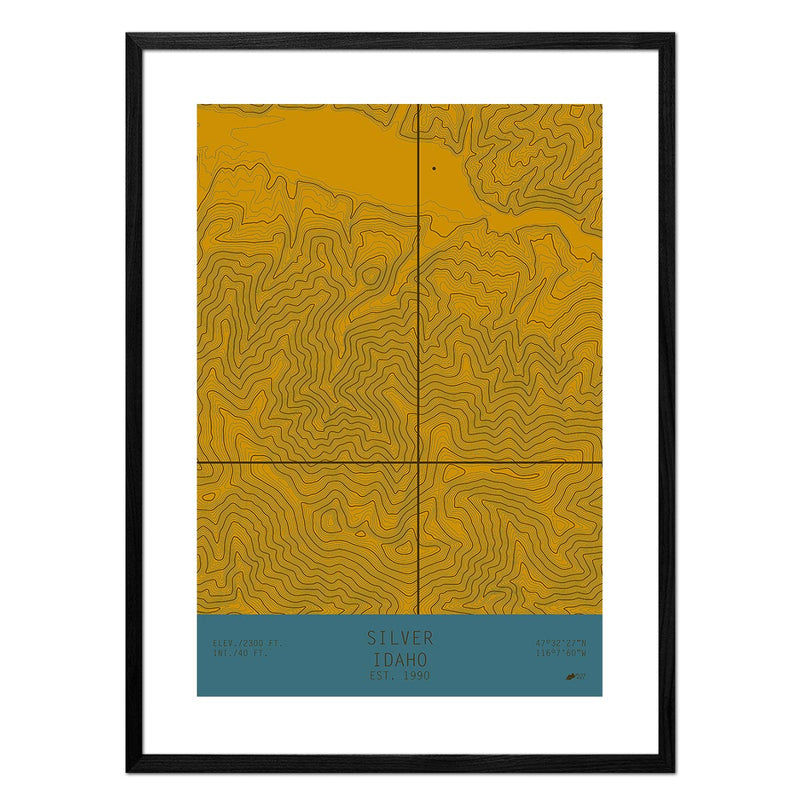 Silver, Idaho - Muir Way - TOPO Series