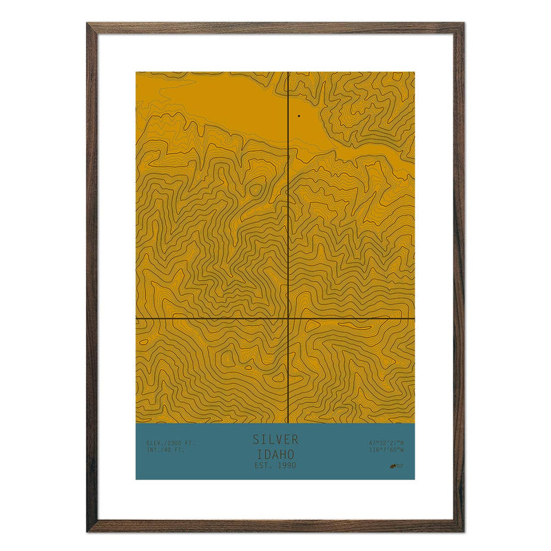 Silver, Idaho - Muir Way - TOPO Series