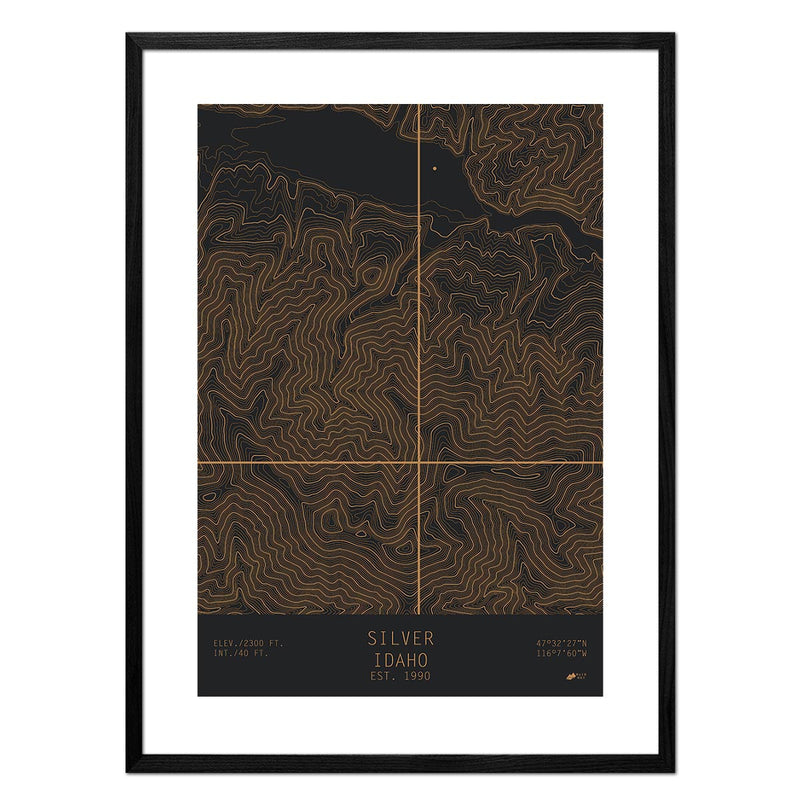 Silver, Idaho - Muir Way - TOPO Series