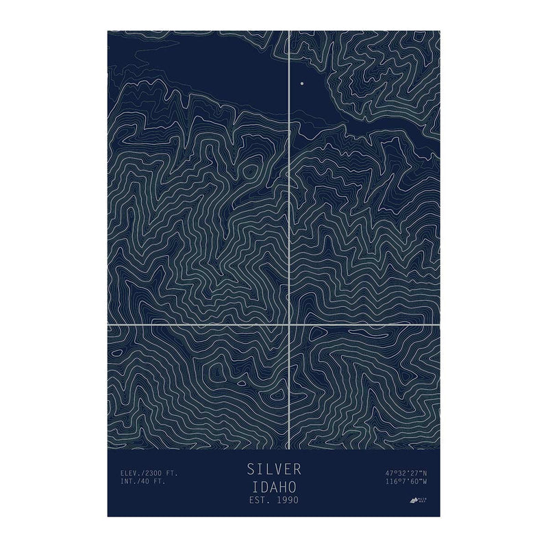 Silver, Idaho - Muir Way - TOPO Series