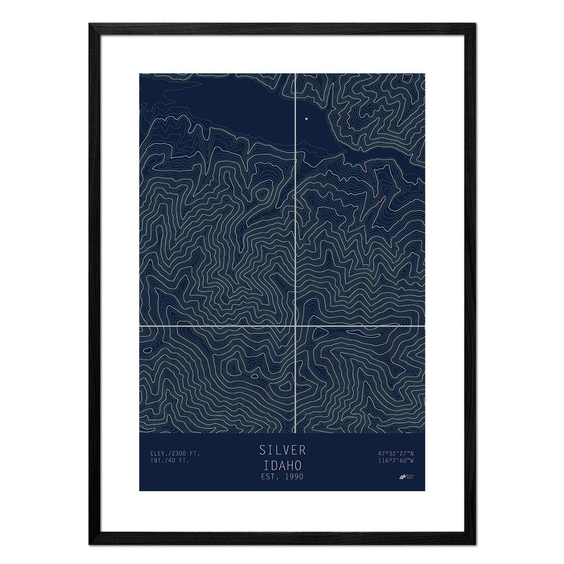 Silver, Idaho - Muir Way - TOPO Series