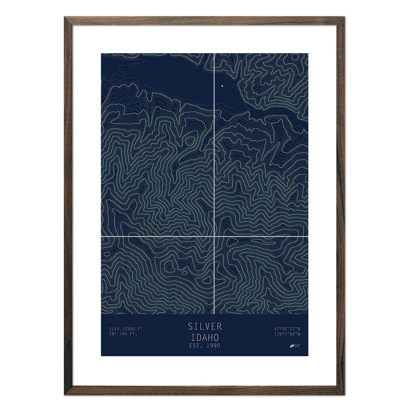 Silver, Idaho - Muir Way - TOPO Series