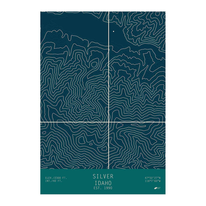Silver, Idaho - Muir Way - TOPO Series