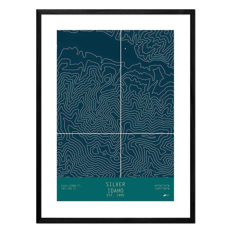 Silver, Idaho - Muir Way - TOPO Series