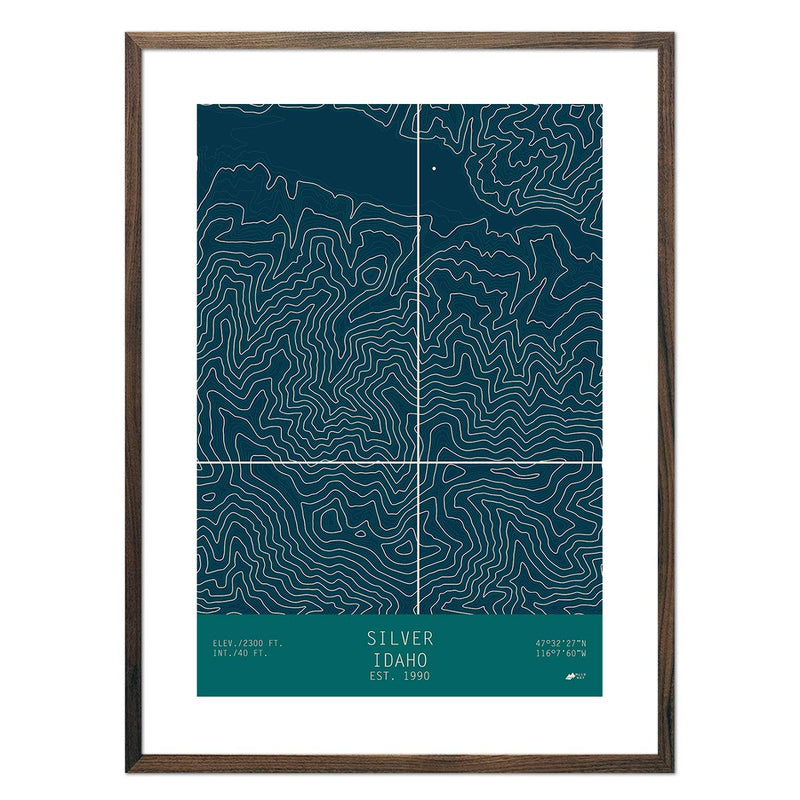 Silver, Idaho - Muir Way - TOPO Series