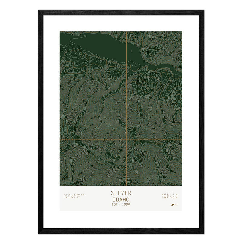 Silver, Idaho - Muir Way - TOPO Series