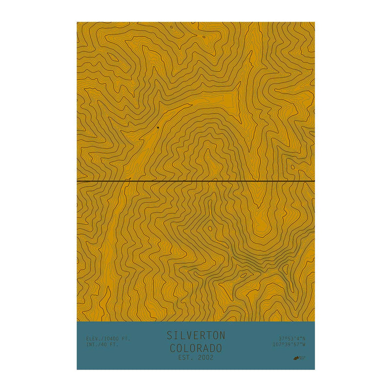 Silverton, Colorado - Muir Way - TOPO Series