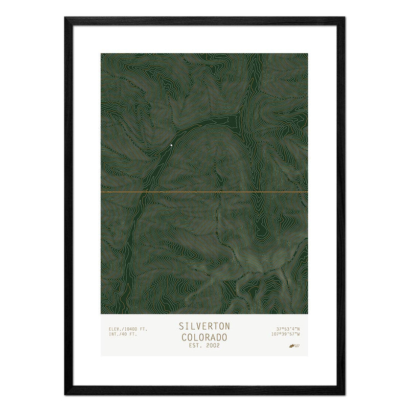 Silverton, Colorado - Muir Way - TOPO Series