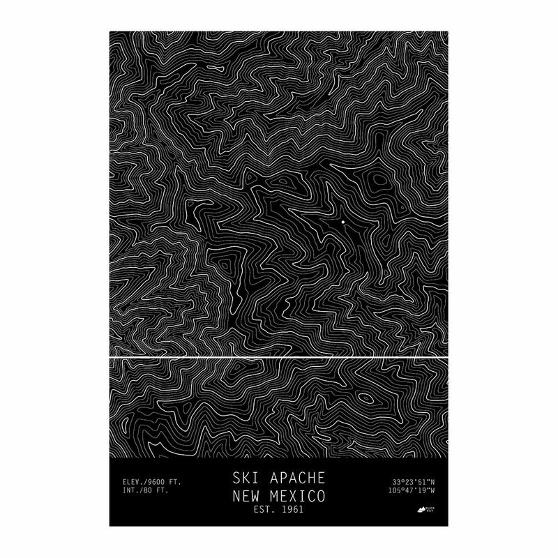 Ski Apache, New Mexico - Muir Way - TOPO Series