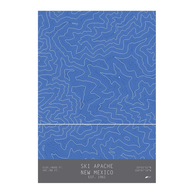 Ski Apache, New Mexico - Muir Way - TOPO Series