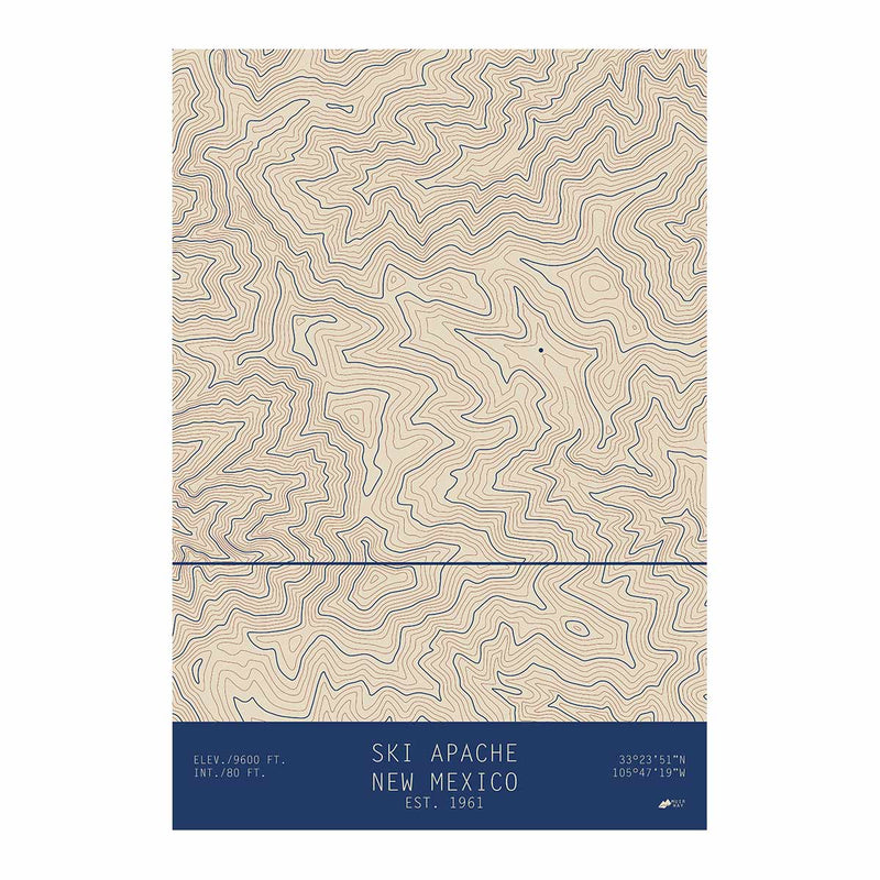 Ski Apache, New Mexico - Muir Way - TOPO Series