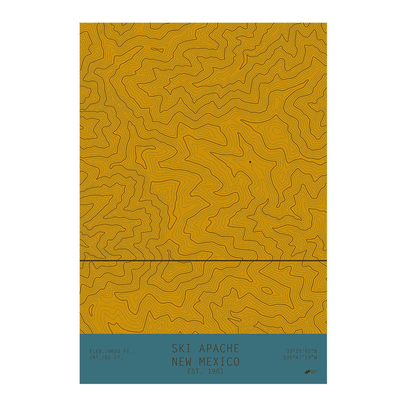 Ski Apache, New Mexico - Muir Way - TOPO Series