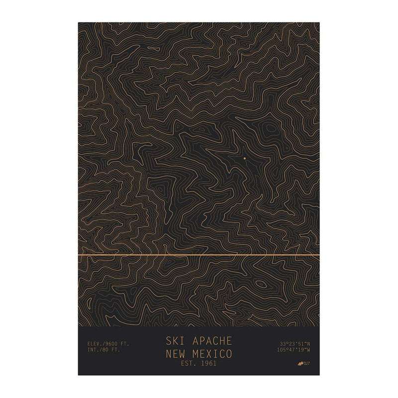 Ski Apache, New Mexico - Muir Way - TOPO Series