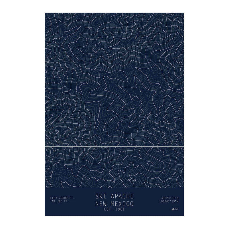 Ski Apache, New Mexico - Muir Way - TOPO Series