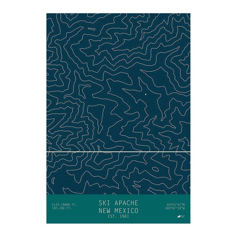 Ski Apache, New Mexico - Muir Way - TOPO Series