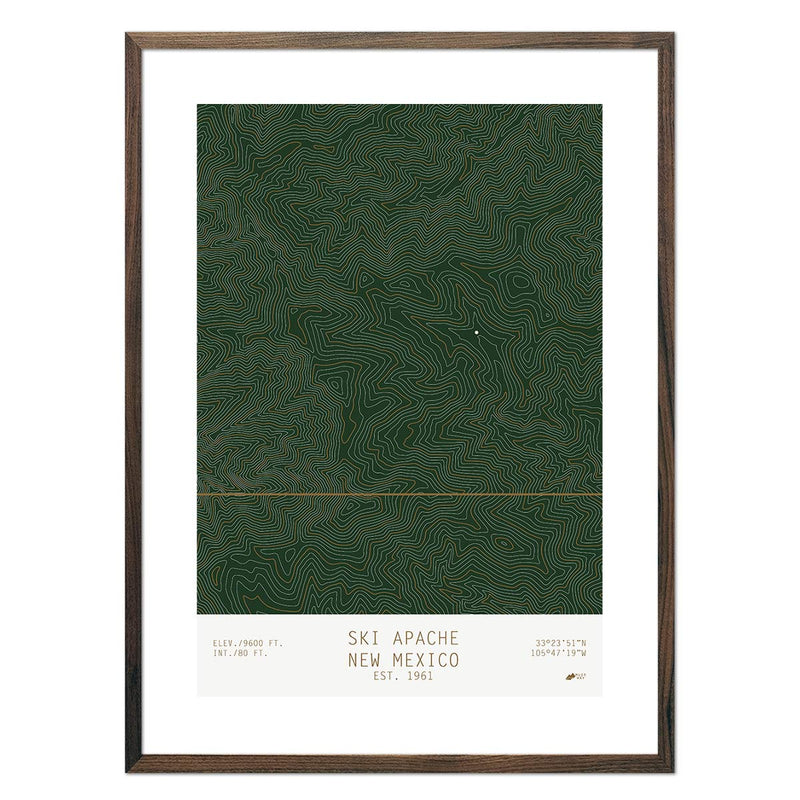 Ski Apache, New Mexico - Muir Way - TOPO Series