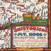 Skisterical Map of Mt Hood Recreational Area 1939