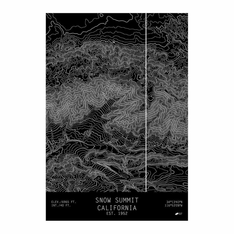 Snow Summit, California - Muir Way - TOPO Series