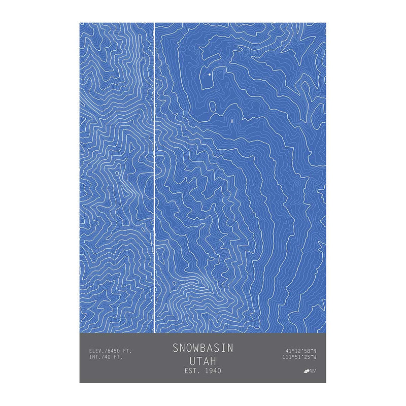 Snowbasin, Utah - Muir Way - TOPO Series