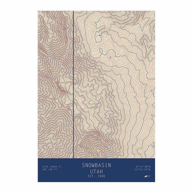 Snowbasin, Utah - Muir Way - TOPO Series
