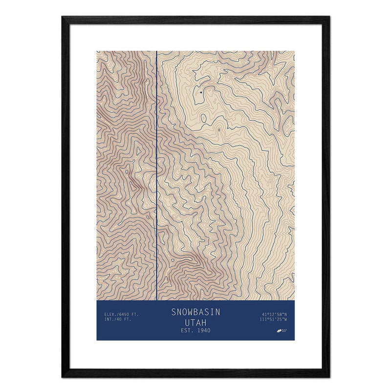 Snowbasin, Utah - Muir Way - TOPO Series