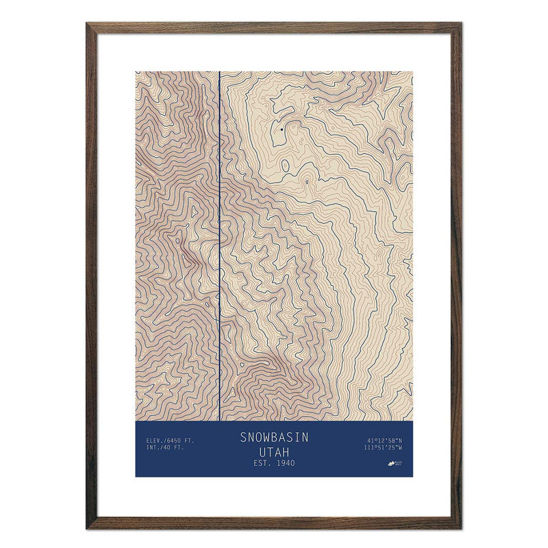 Snowbasin, Utah - Muir Way - TOPO Series
