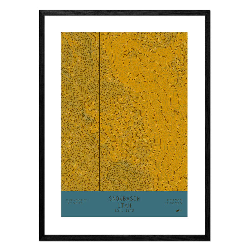 Snowbasin, Utah - Muir Way - TOPO Series