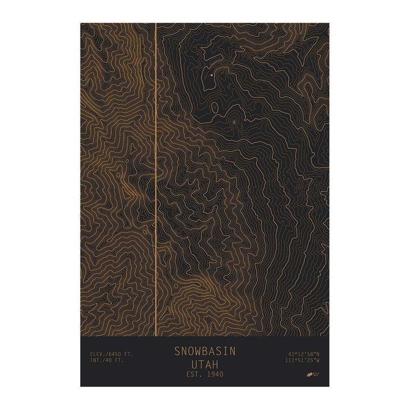 Snowbasin, Utah - Muir Way - TOPO Series