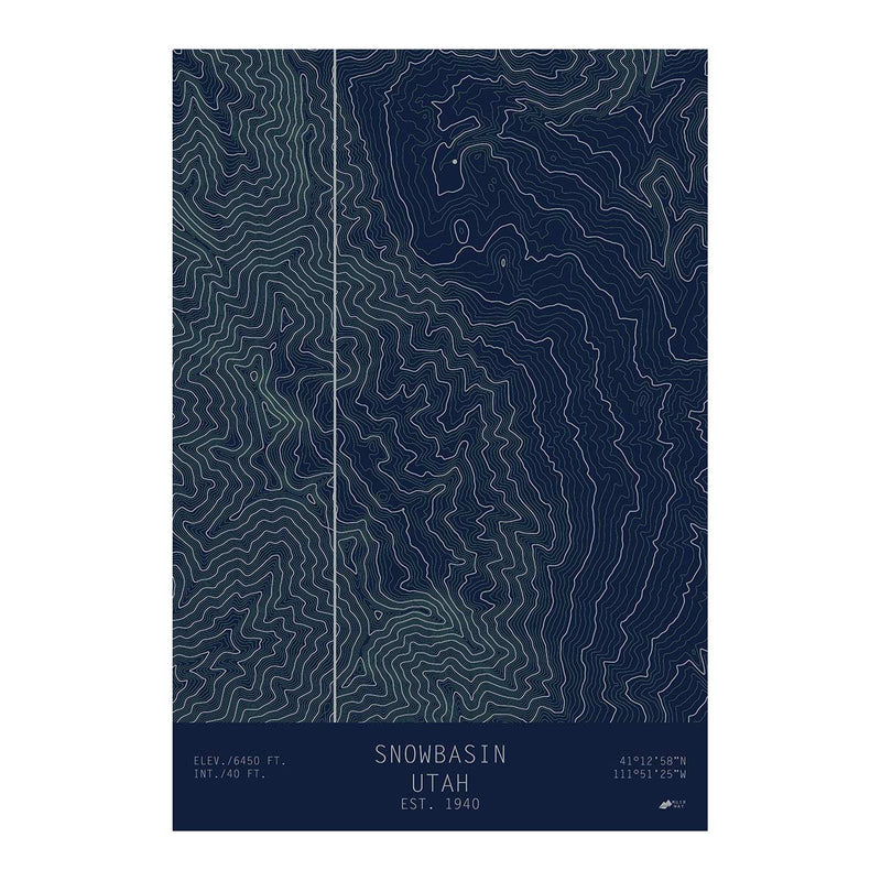 Snowbasin, Utah - Muir Way - TOPO Series