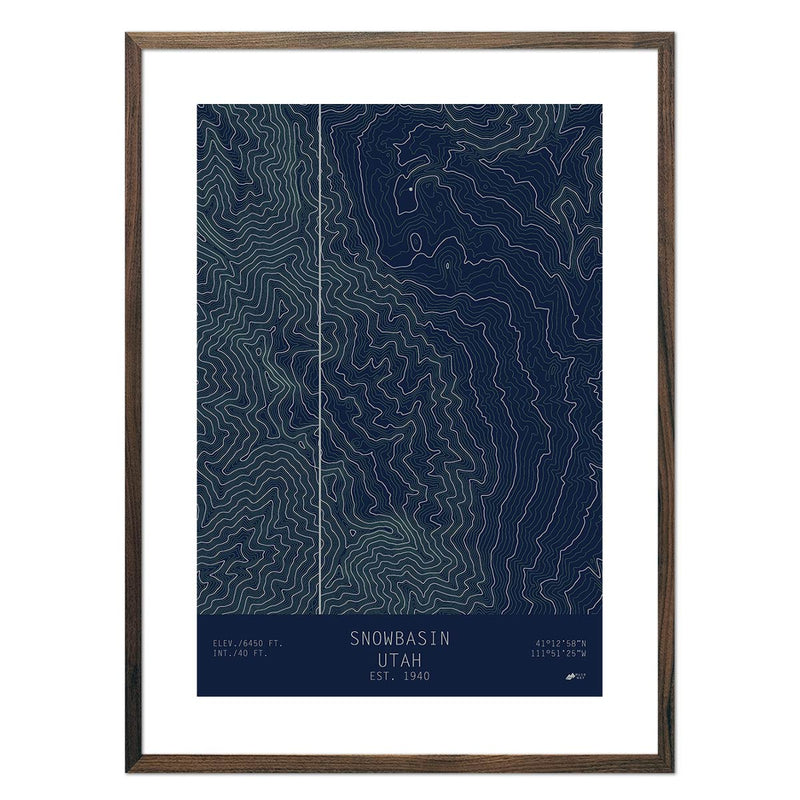 Snowbasin, Utah - Muir Way - TOPO Series