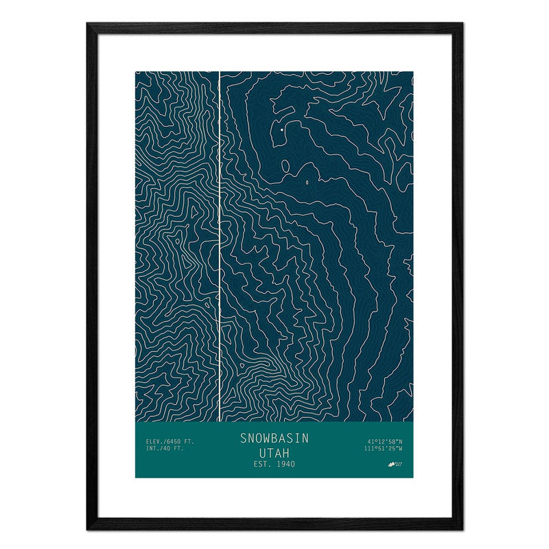 Snowbasin, Utah - Muir Way - TOPO Series