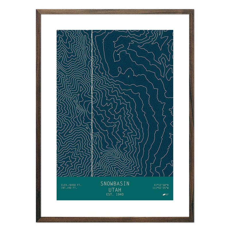 Snowbasin, Utah - Muir Way - TOPO Series