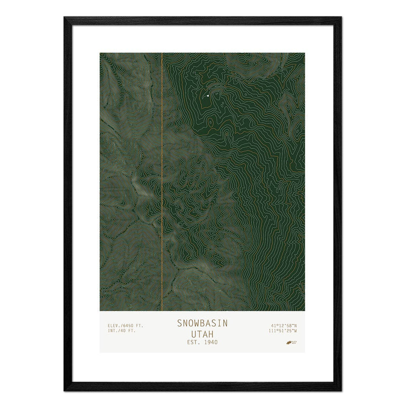 Snowbasin, Utah - Muir Way - TOPO Series