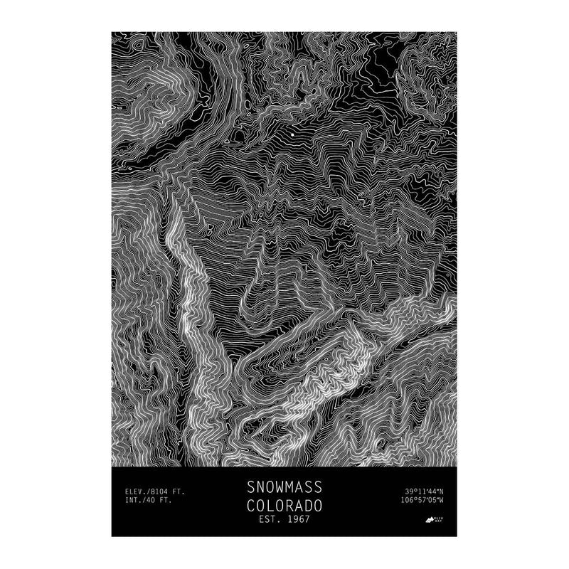 Snowmass, Colorado - Muir Way - TOPO Series