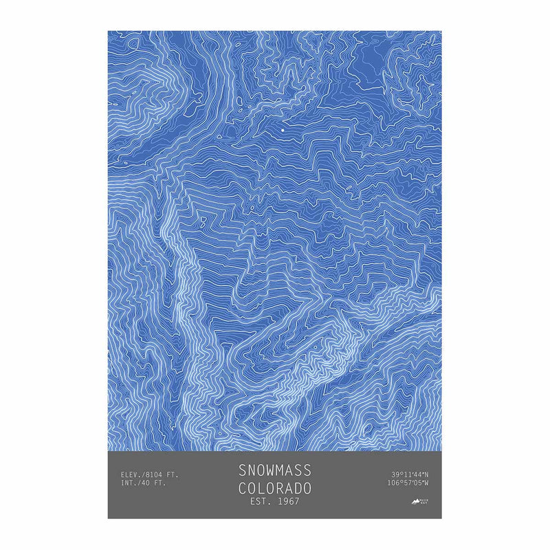 Snowmass, Colorado - Muir Way - TOPO Series