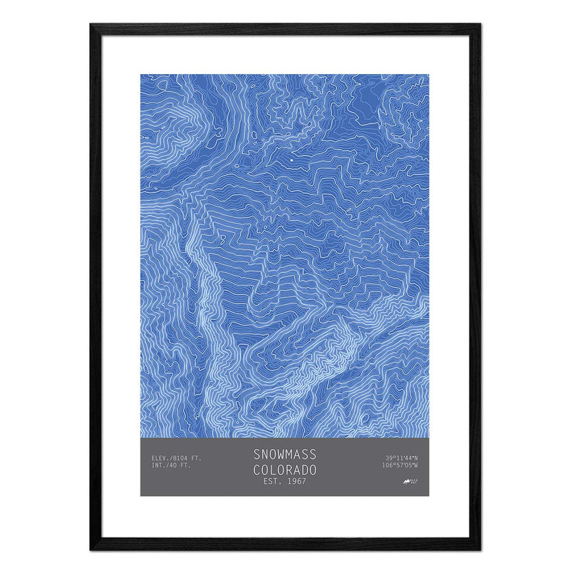 Snowmass, Colorado - Muir Way - TOPO Series