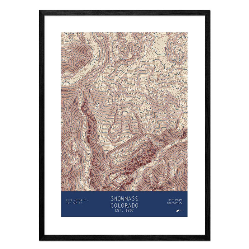 Snowmass, Colorado - Muir Way - TOPO Series