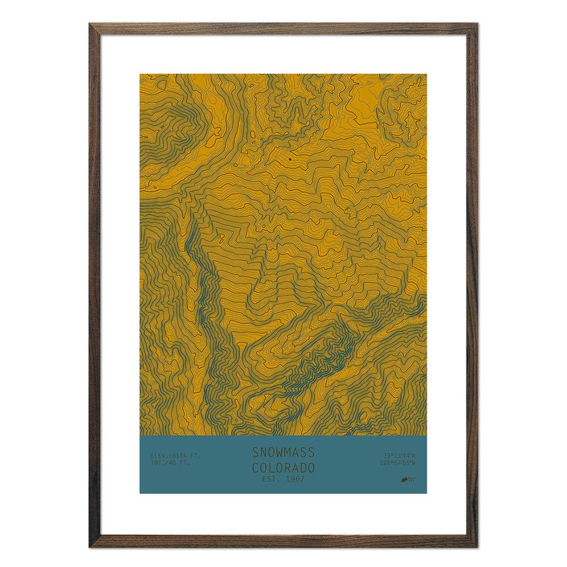 Snowmass, Colorado - Muir Way - TOPO Series