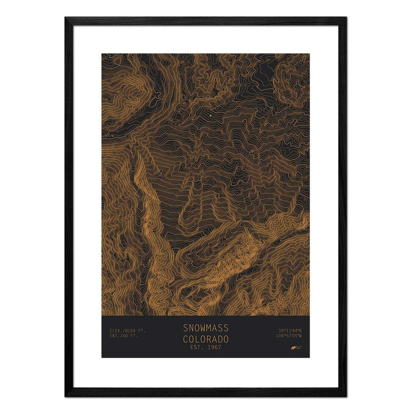 Snowmass, Colorado - Muir Way - TOPO Series