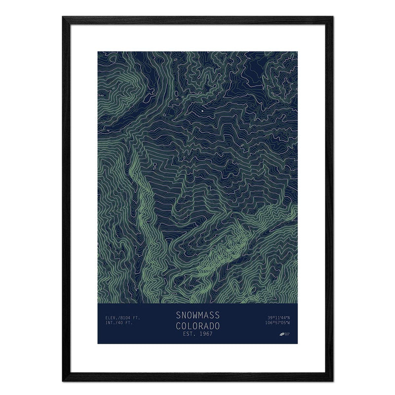 Snowmass, Colorado - Muir Way - TOPO Series