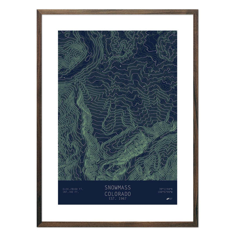 Snowmass, Colorado - Muir Way - TOPO Series