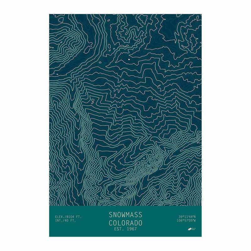 Snowmass, Colorado - Muir Way - TOPO Series