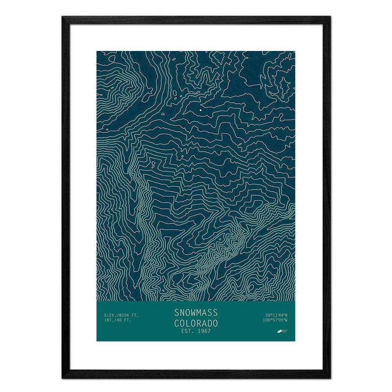 Snowmass, Colorado - Muir Way - TOPO Series